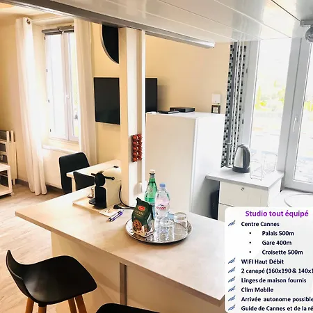 Apartment Entierement Equipe En Plein Centre De - Ideal Pour Vos Cannes